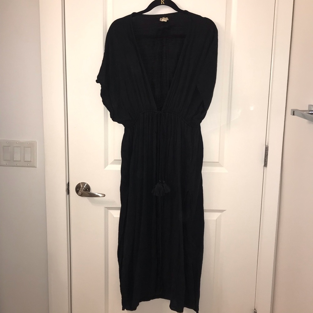 Billabong maxi string tied cover up